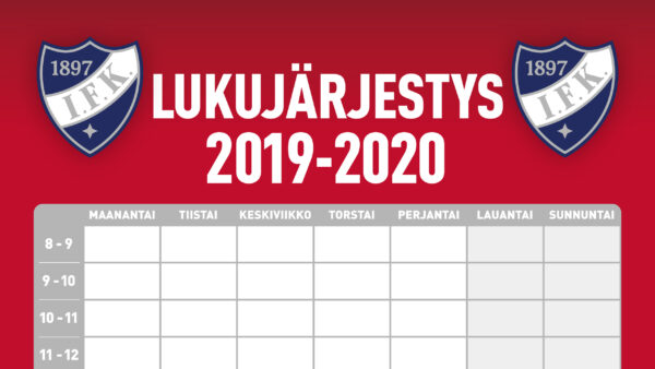 IFK toivottaa kaikille turvallista kouluvuotta!