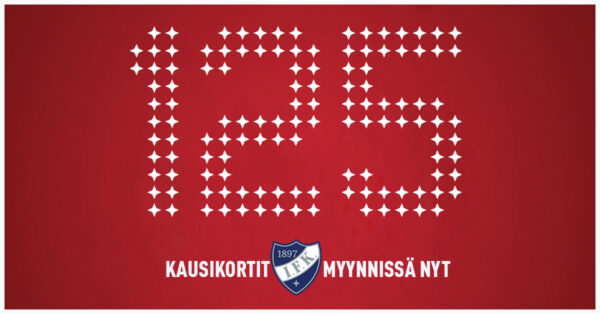 Juhlavuoden kausikorttimyynti on alkanut – HIFK täyttää 125 vuotta