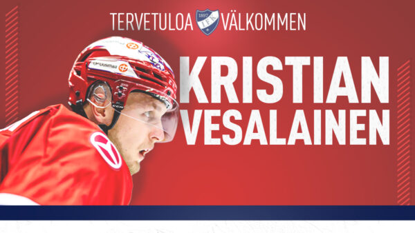Hyökkääjä Kristian Vesalainen HIFK:hon