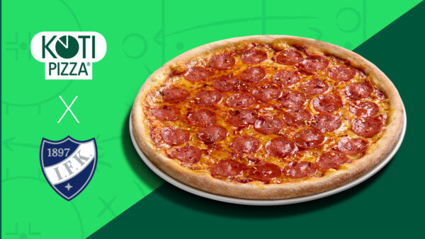 Kiekko täynnä asennetta! – HIFK-pizza nyt valituista Kotipizzan ravintoloista