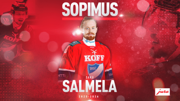 Puolustaja Saku Salmela Stadiin loppukauden sopimuksella