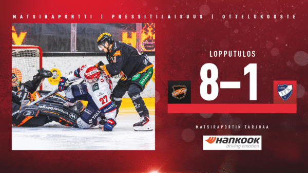 HIFK jäi jyrän alle Kouvolassa